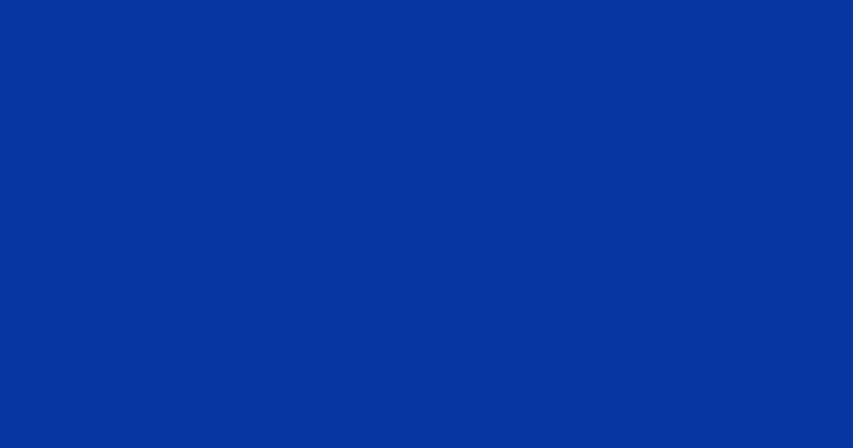 #0735a3 international klein blue color image