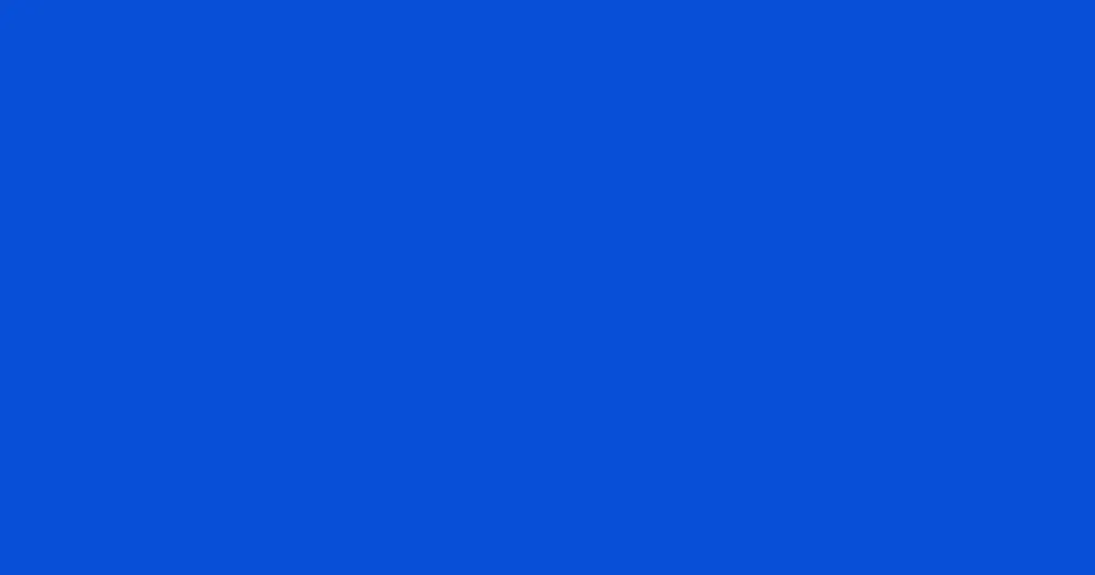 #074fd7 science blue color image