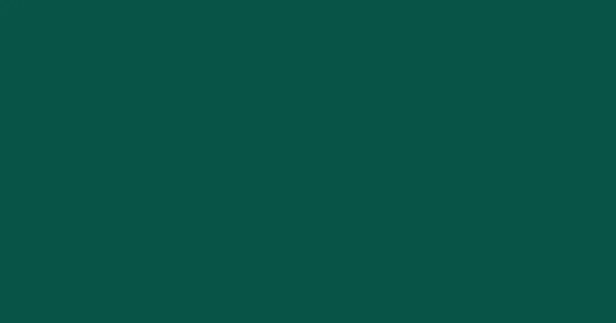 #075547 deep sea green color image