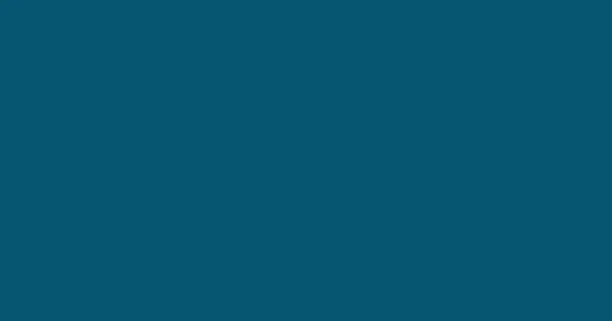 #075673 venice blue color image