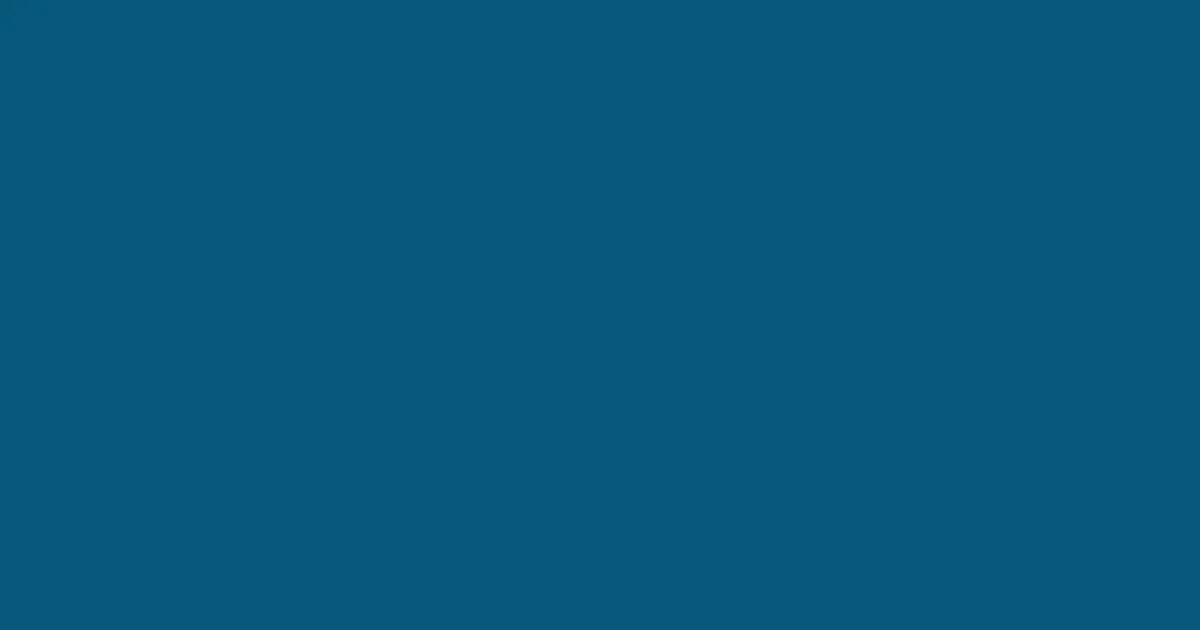#07577a venice blue color image