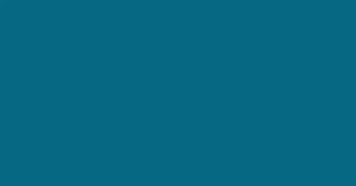 #076982 venice blue color image