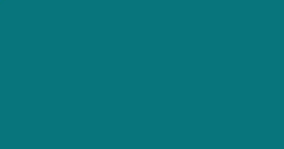 #07757b atoll color image