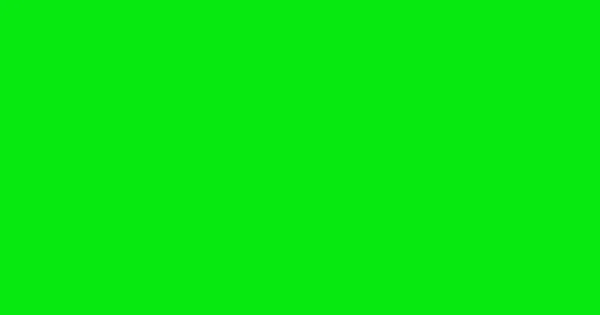 #07e910 green color image