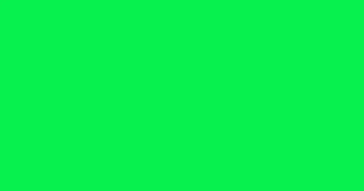 #07f24d malachite color image