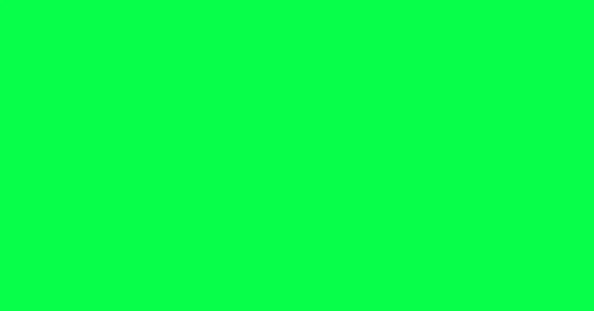 #07ff4a spring green color image