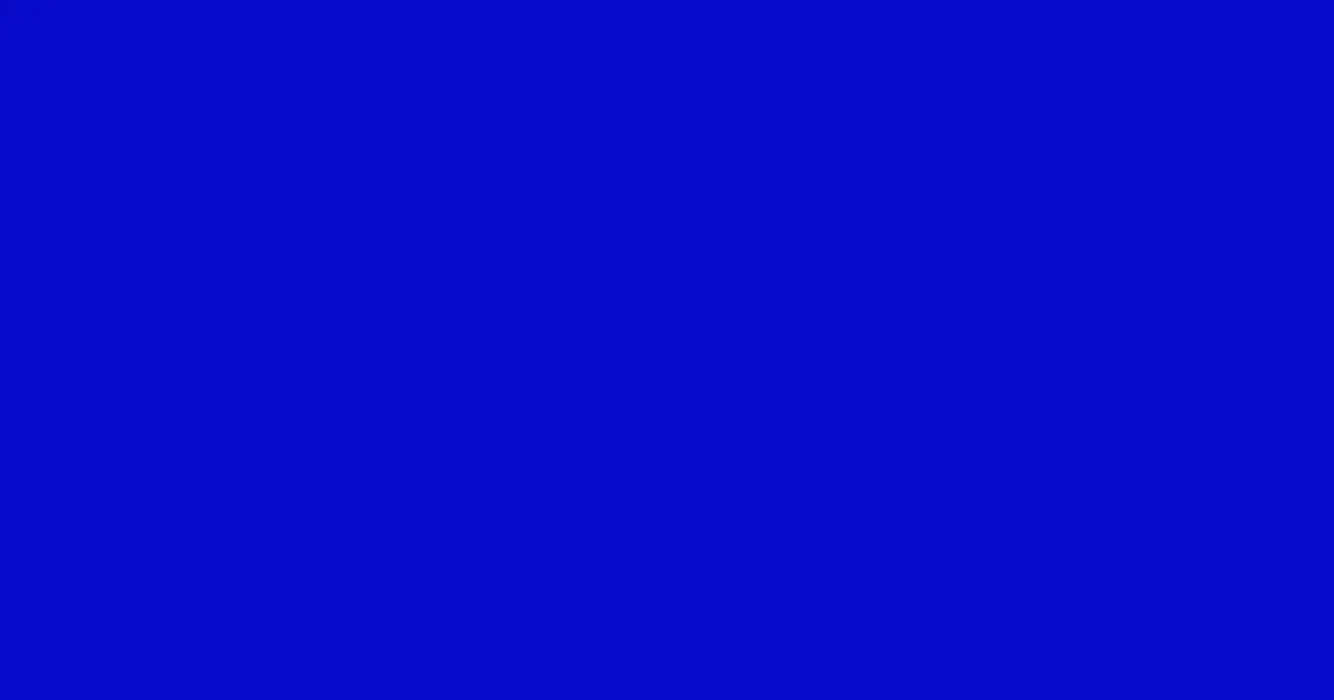 #080bca dark blue color image