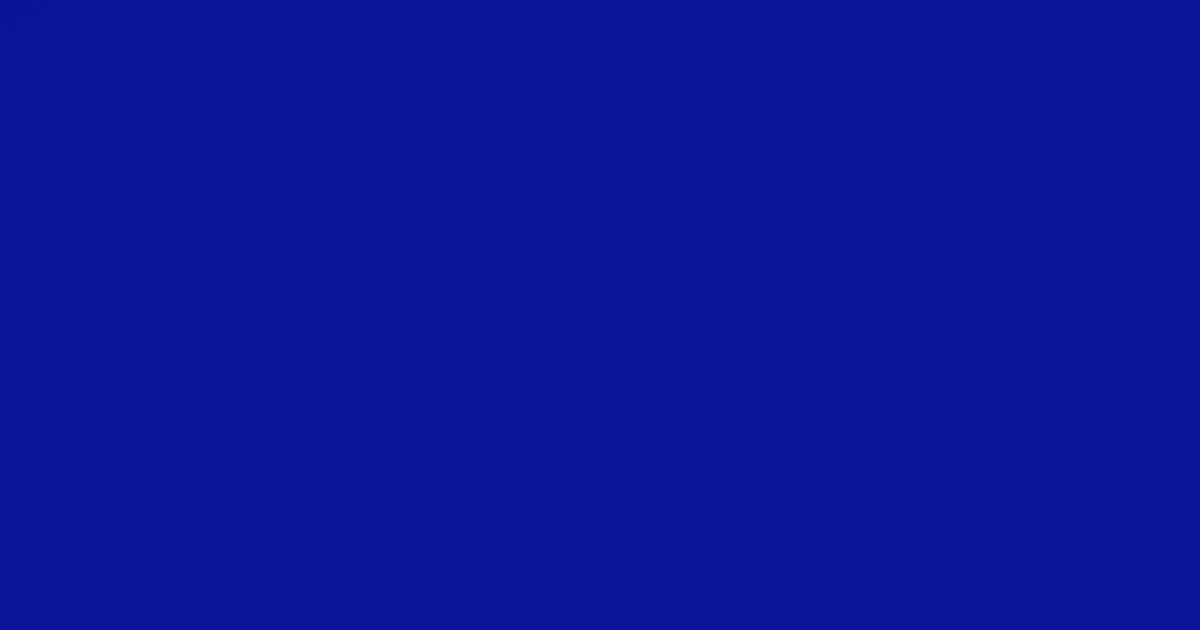 #08139a ultramarine color image
