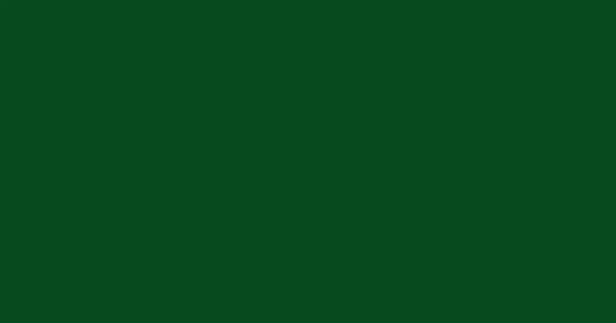 #084a1e dark fern color image