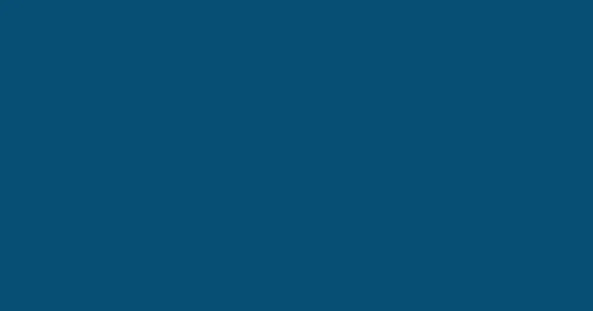 #084f75 venice blue color image