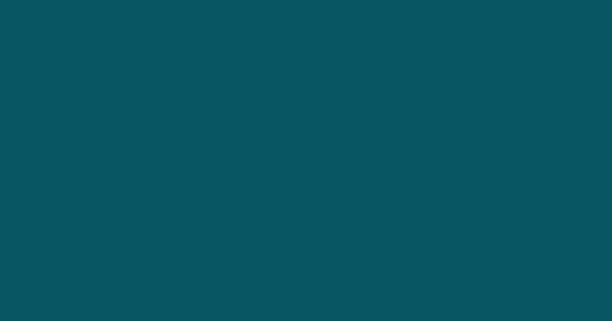 #085666 deep sea green color image