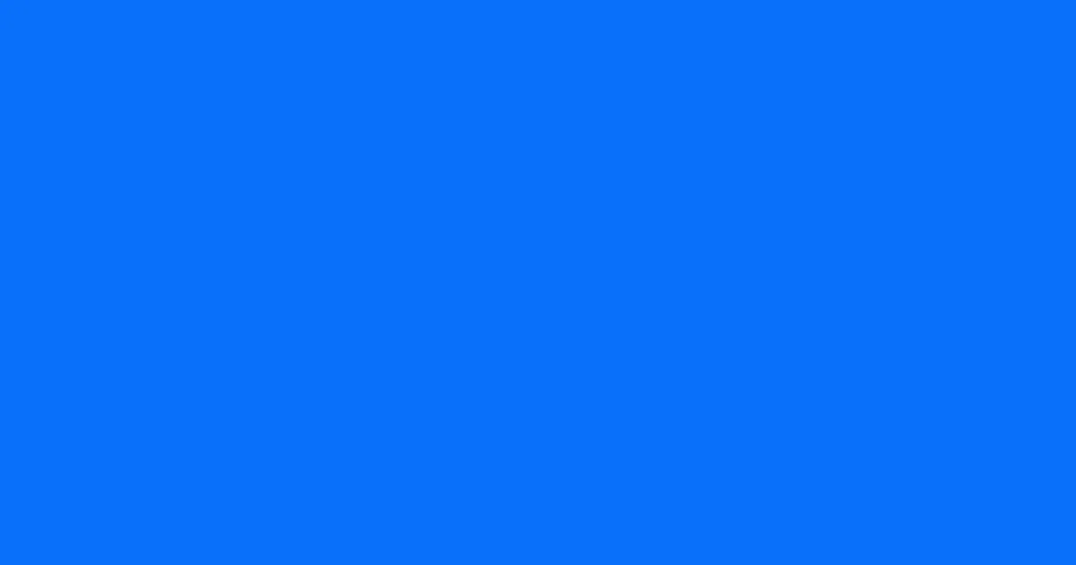 #0870f9 blue ribbon color image