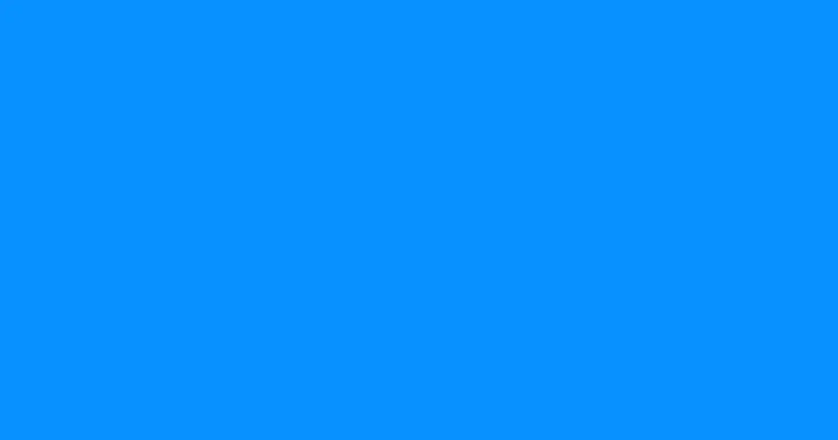 #0890ff azure radiance color image
