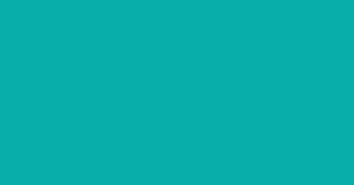 #08aeaa blue green color image