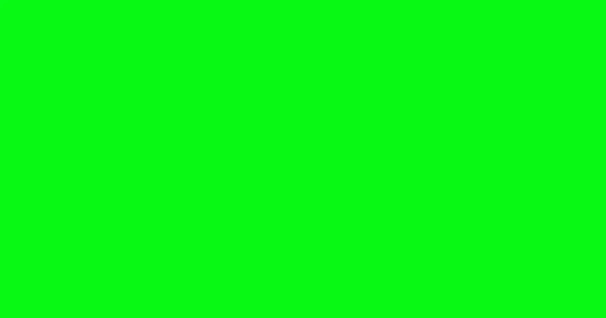 #08fa14 green color image