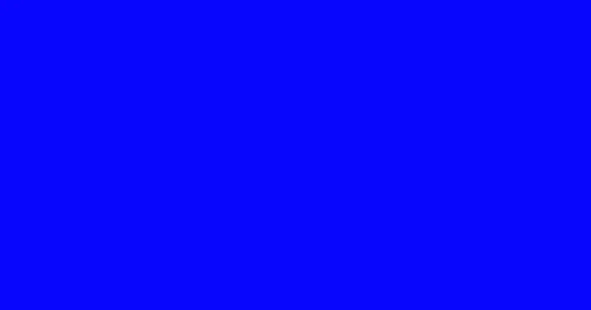 #0905fc blue color image