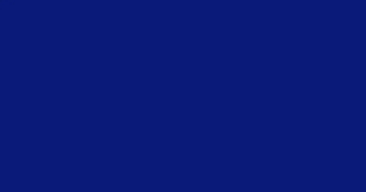#091a78 catalina blue color image