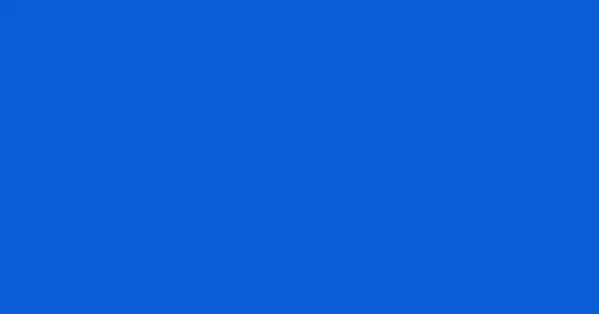 #095cd6 science blue color image
