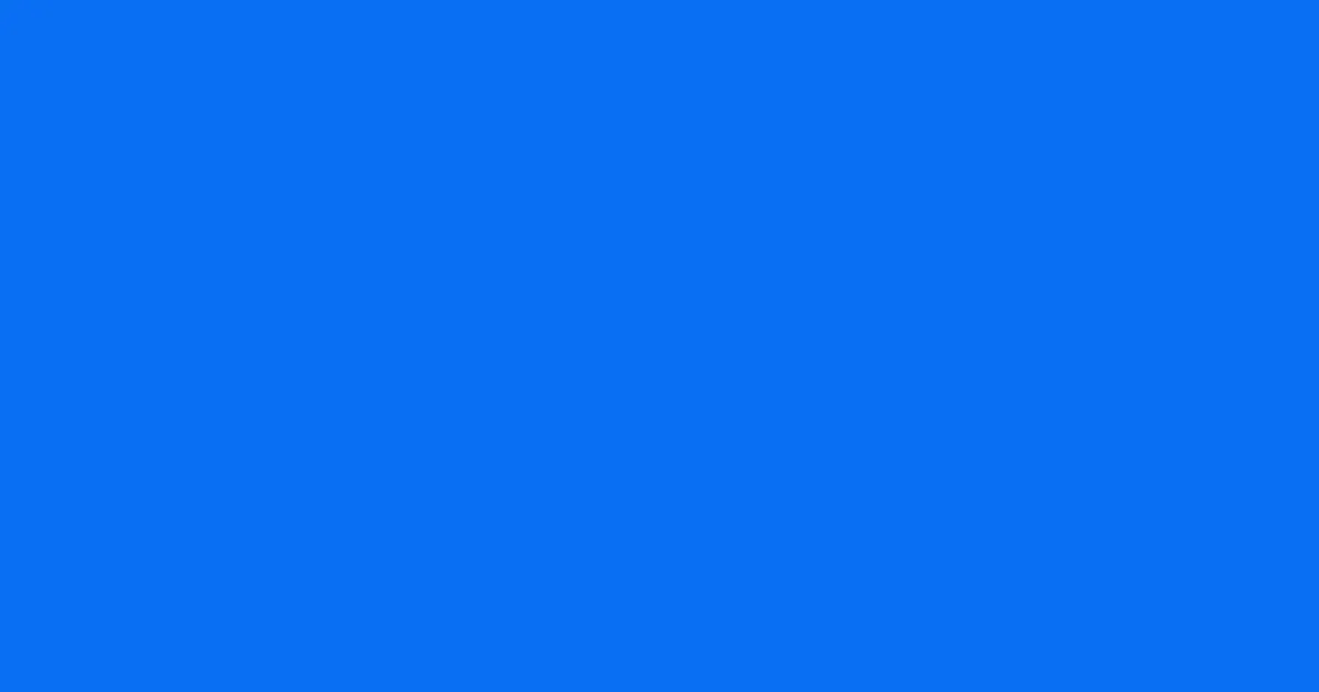#096ef2 blue ribbon color image
