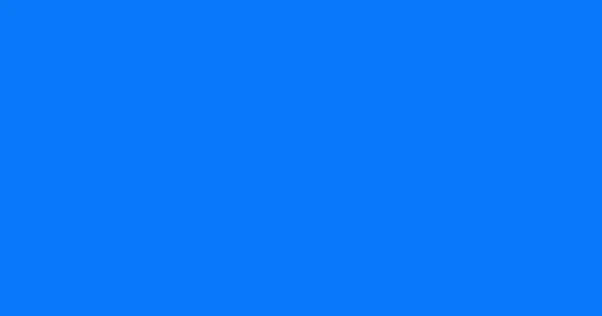 #0978f8 azure radiance color image