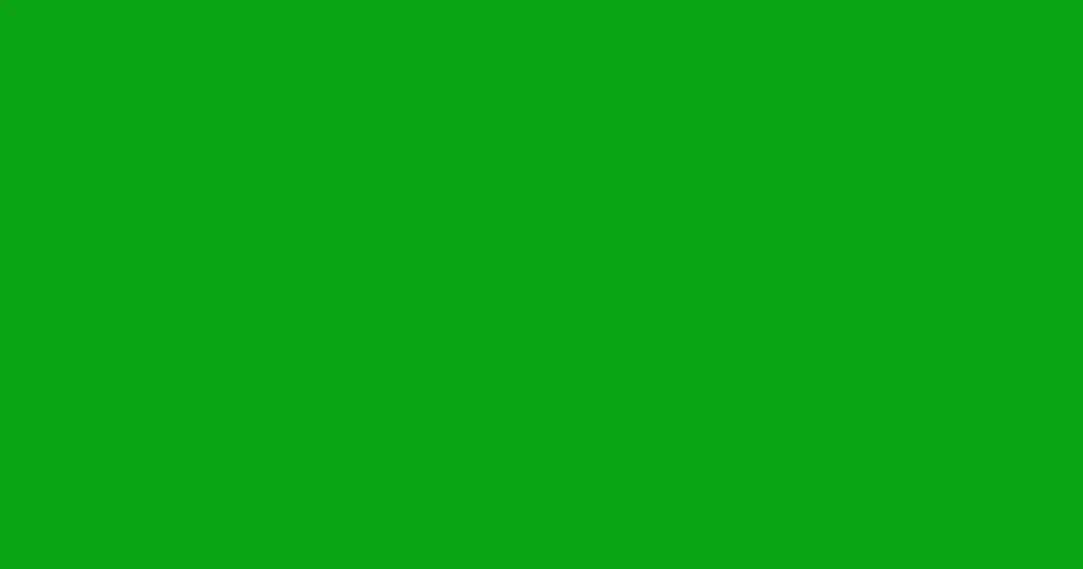 #09a516 slimy green color image