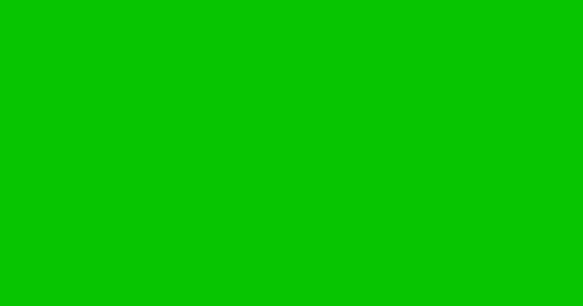#09c600 green color image