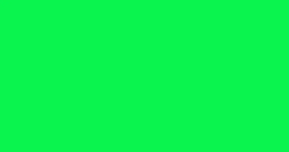 #09f44e malachite color image