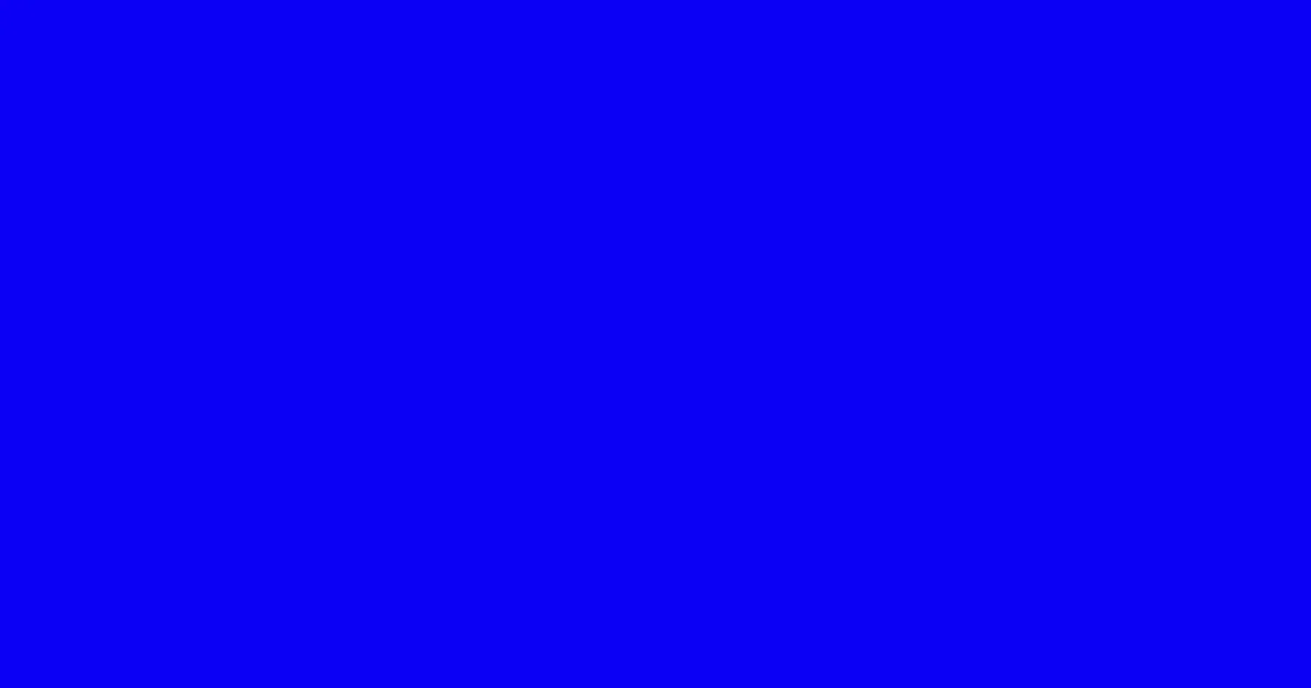 #0a00f5 blue color image