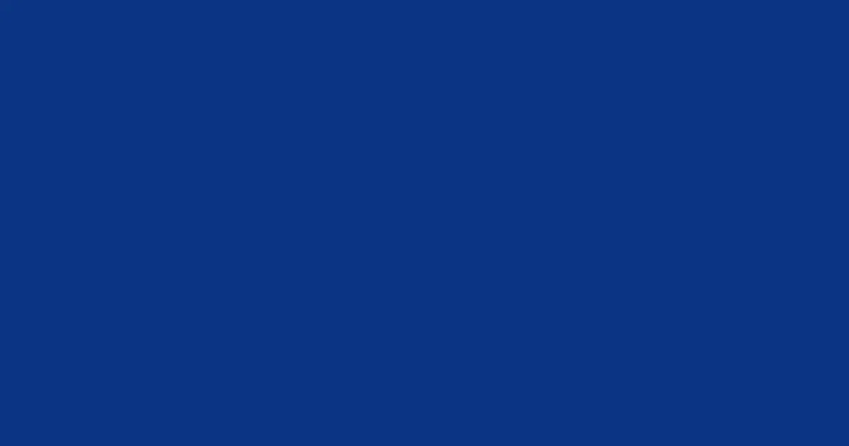 #0a3584 catalina blue color image