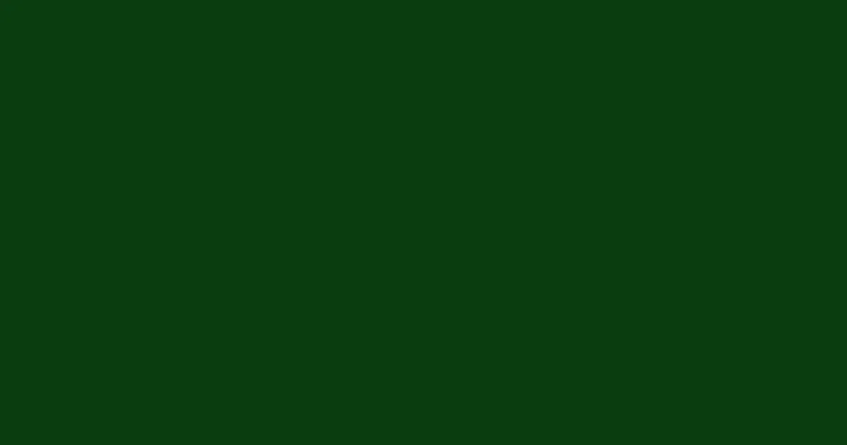 #0a3d0f dark fern color image