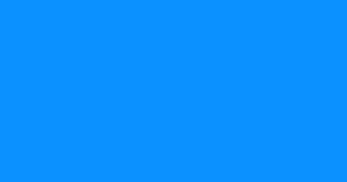 0a91ff - Azure Radiance Color Informations