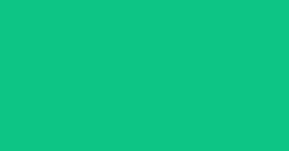 #0ac783 caribbean green color image