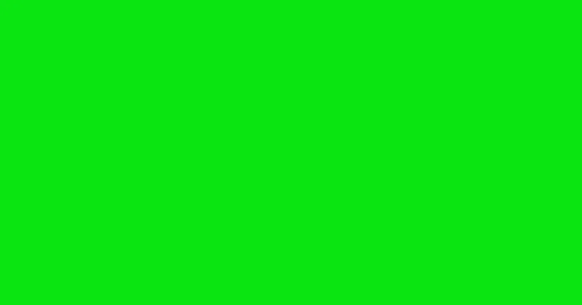 #0ae511 green color image