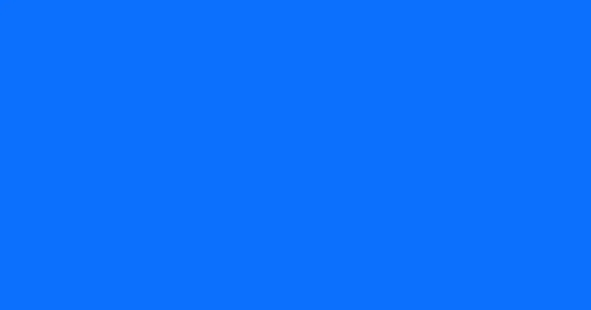 #0b70fc blue ribbon color image