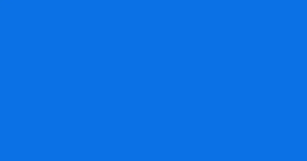 #0b71e4 blue ribbon color image