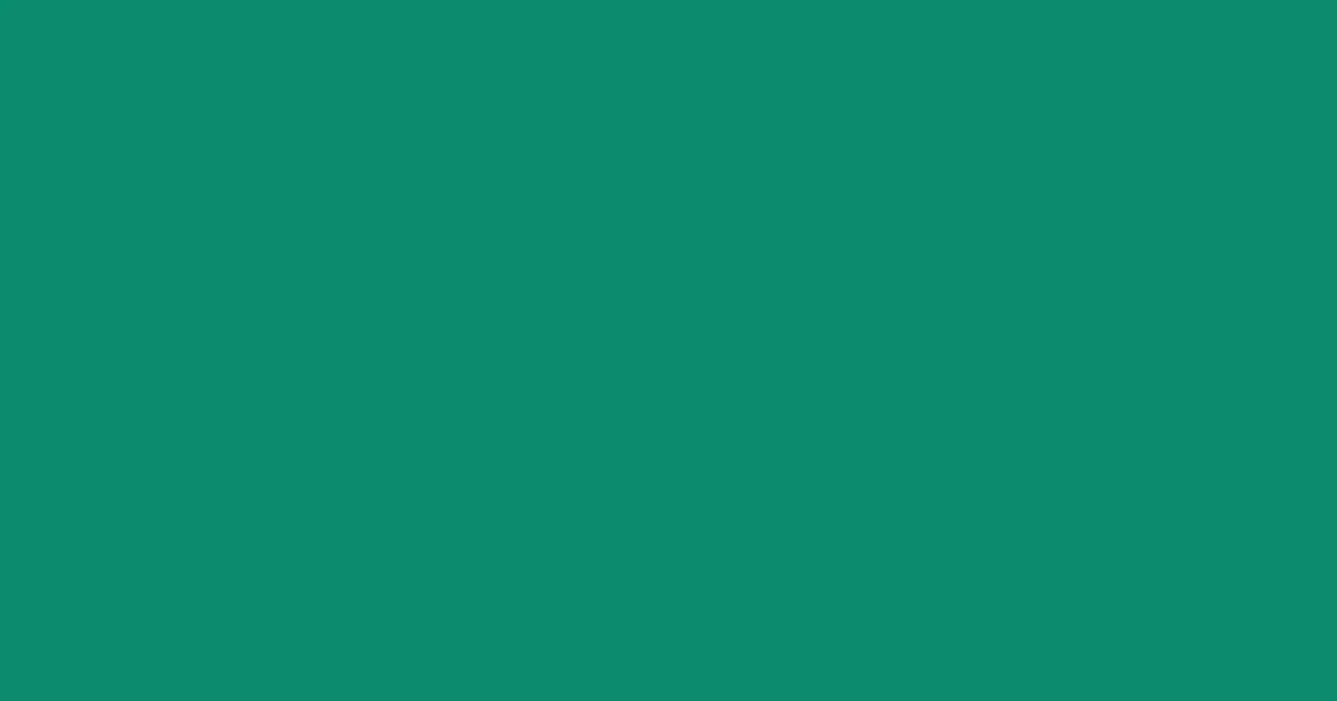 0b8b6d - Elf Green Color Informations