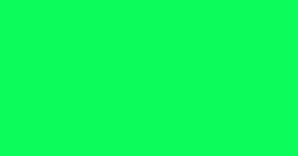 #0bfc5a spring green color image