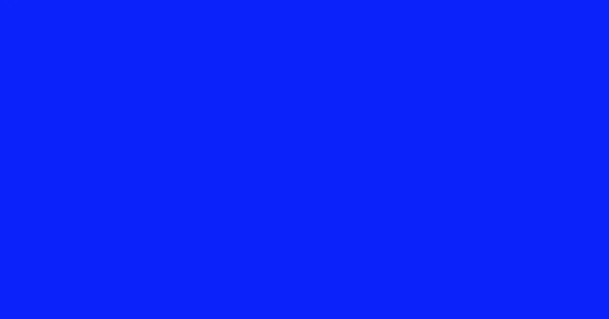 #0c22f9 canary color image