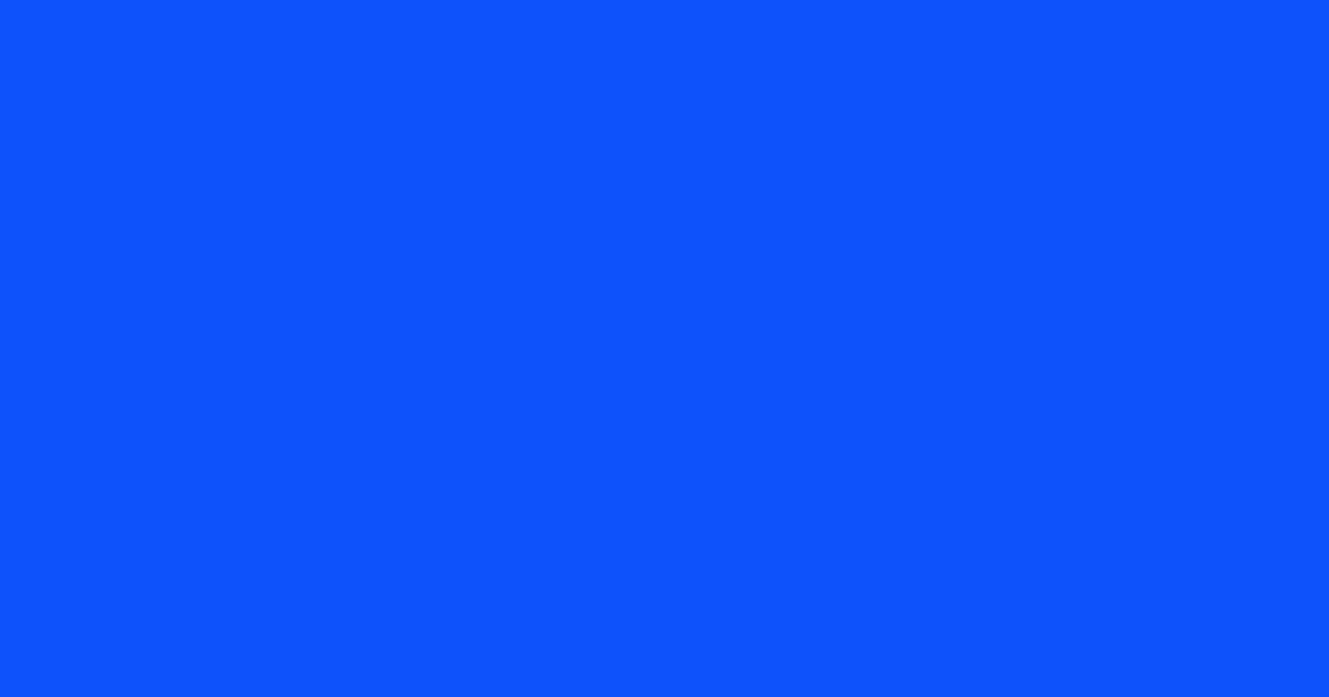 #0d51fa blue ribbon color image