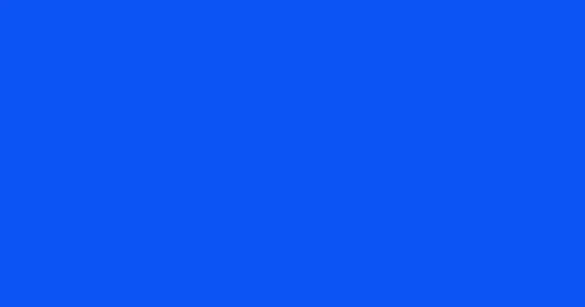 #0d52f4 blue ribbon color image