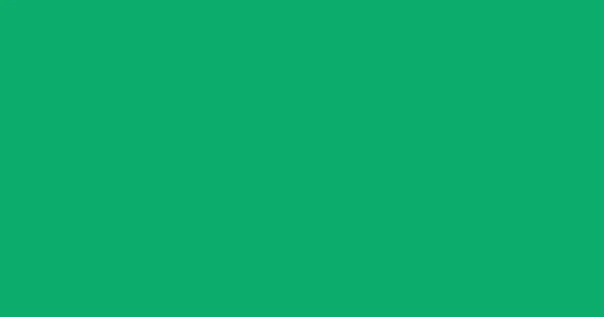 #0dad6c emerald color image