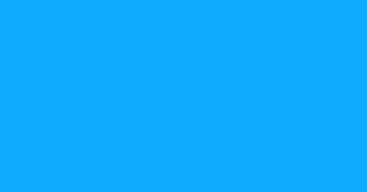#0dadff dodger blue color image