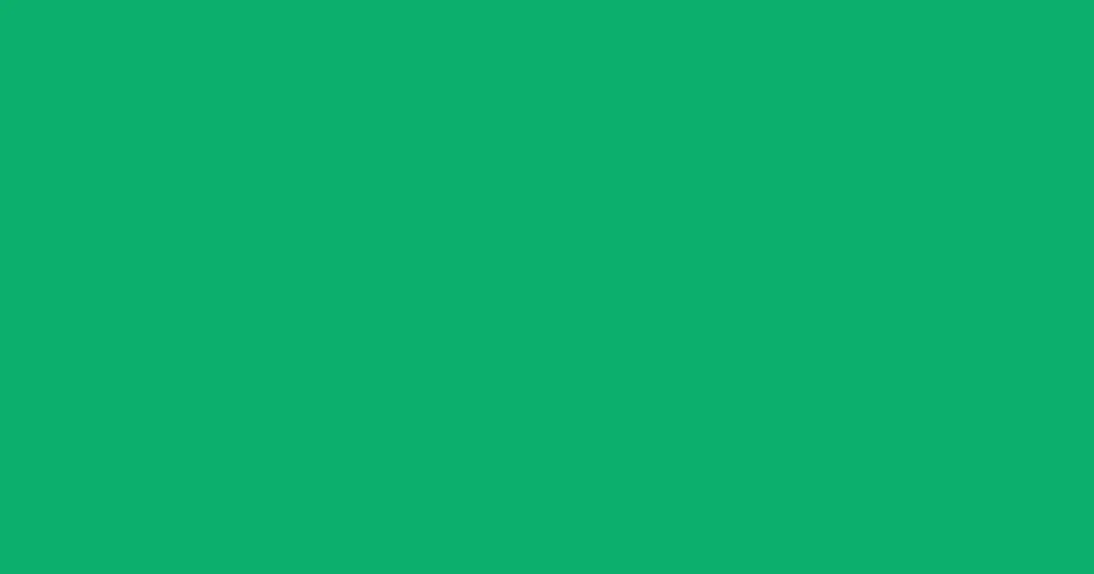 #0daf6e emerald color image