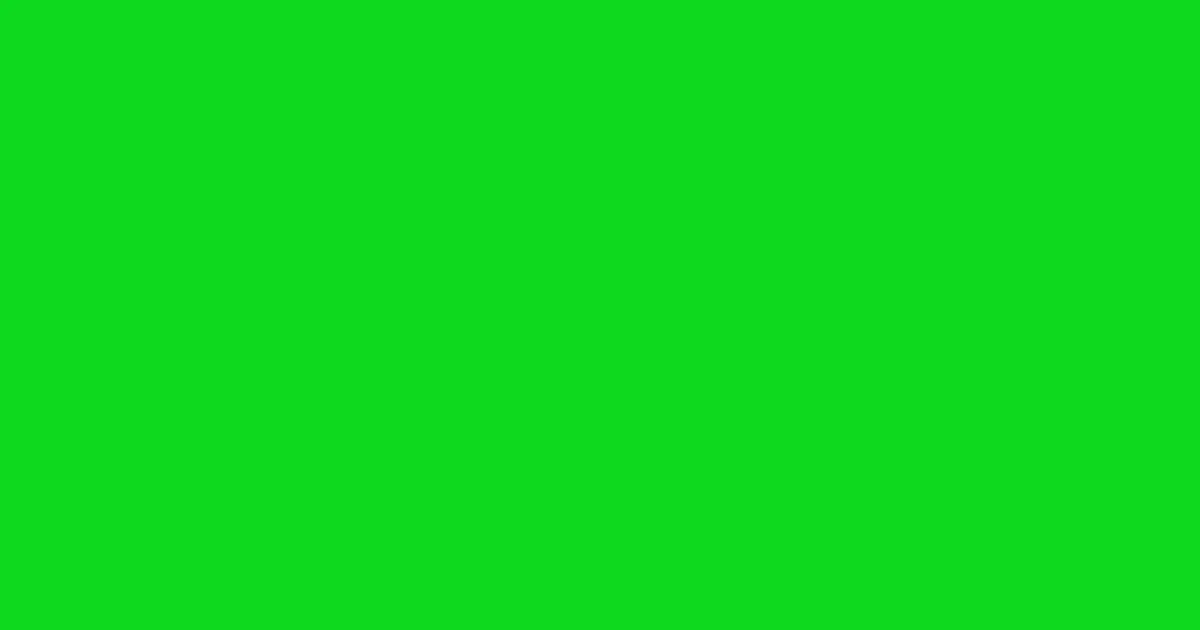 #0dd91e malachite color image
