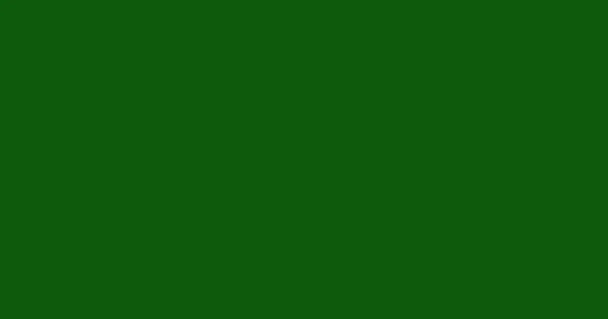 #0e5a0d dark fern color image