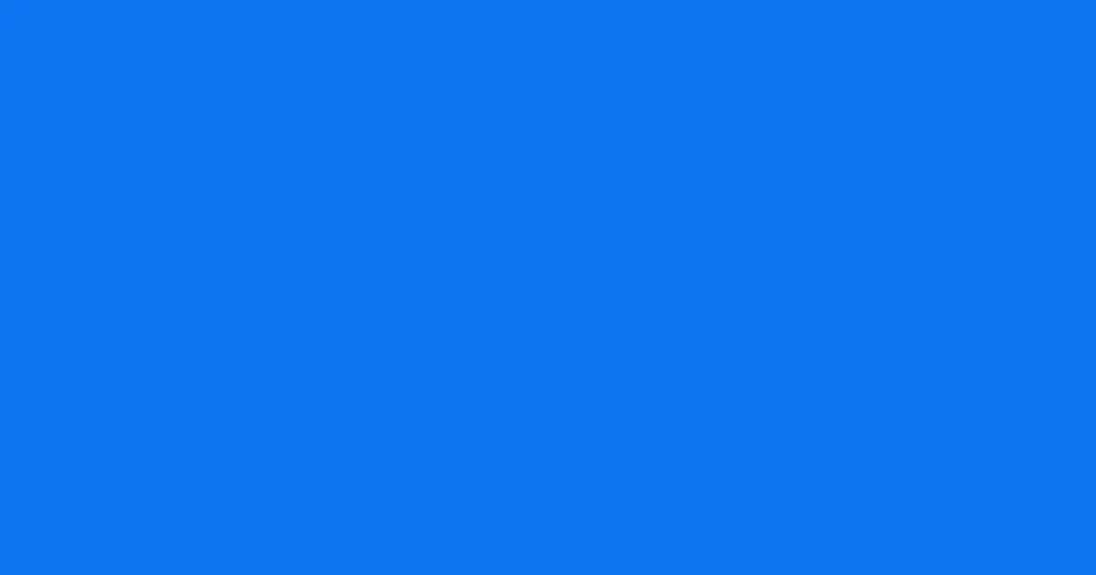 #0e75f2 azure radiance color image