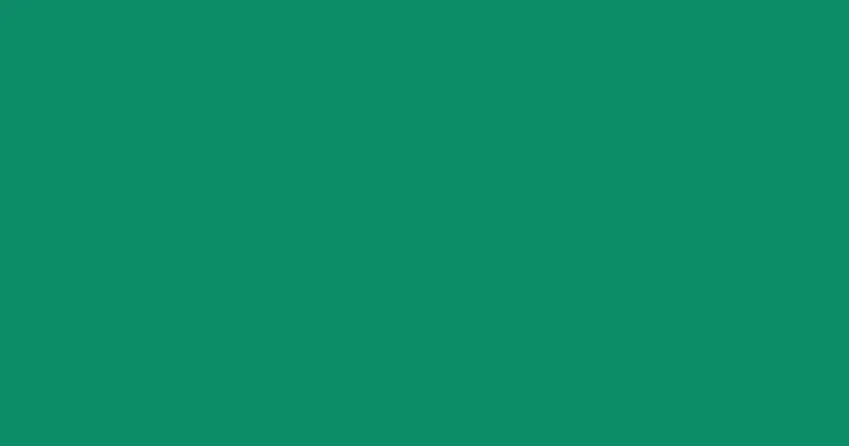 0e8b67 - Elf Green Color Informations