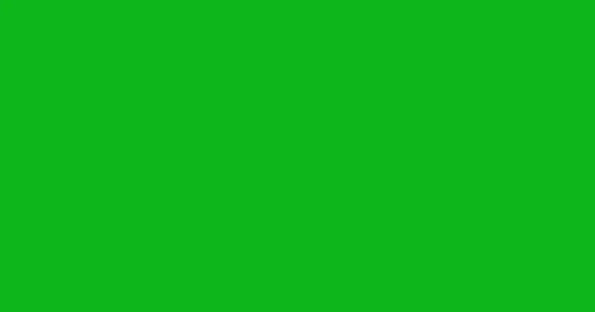 #0eb619 slimy green color image