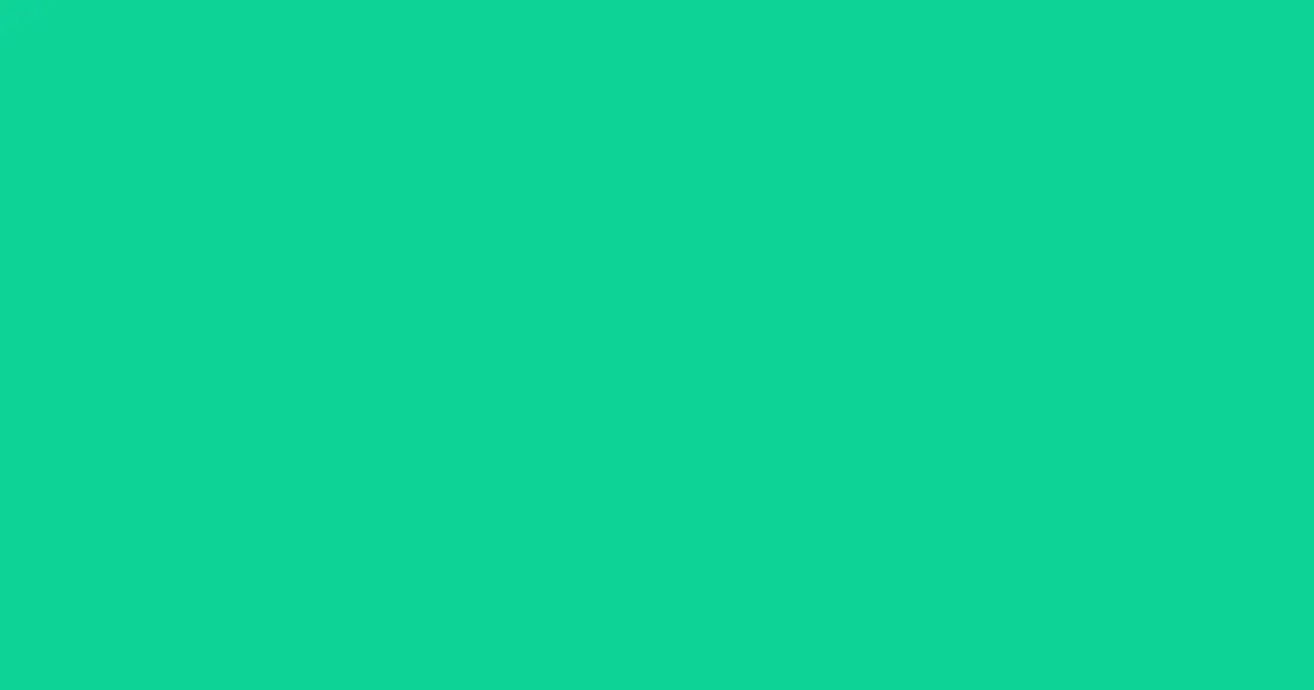 #0ed496 caribbean green color image