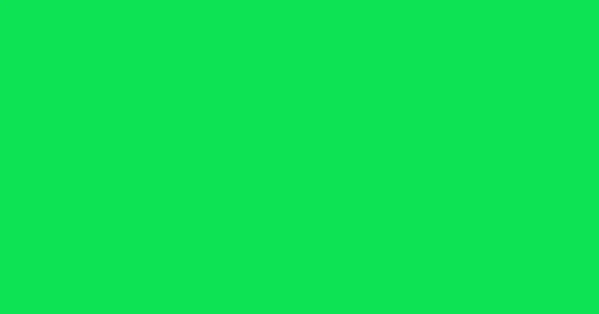 #0ee354 malachite color image